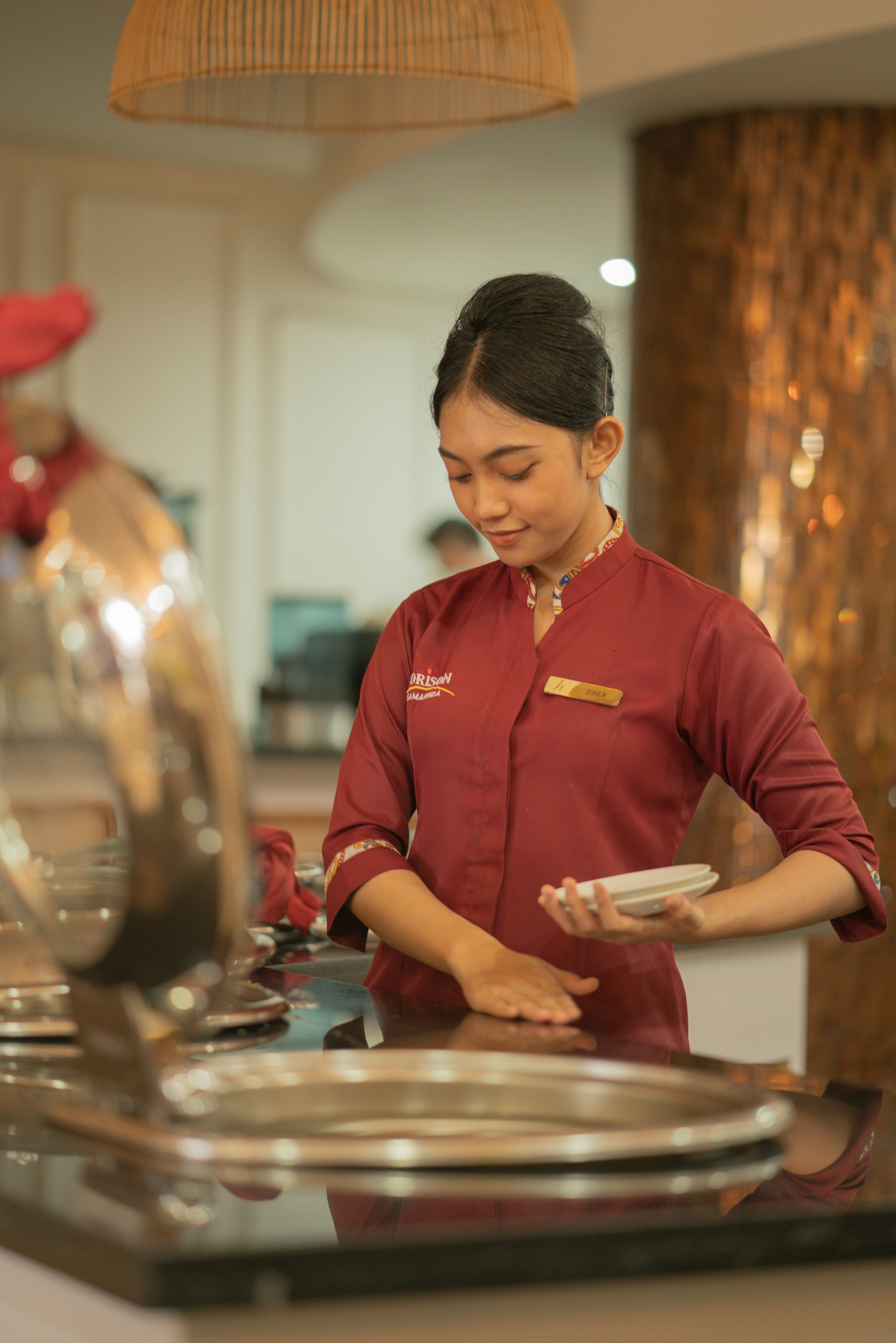 Rezeption in einem Hotel
